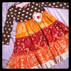 Patchwork Tiered Dress
